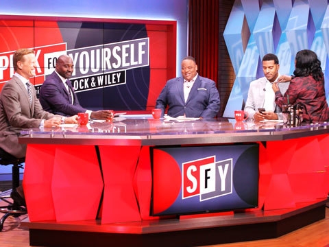 Marcellus Wiley defends LeBron after his glass football helmet venture '  NFL ' SPEAK FOR YOURSELF